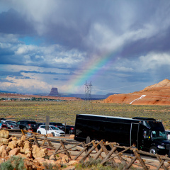 Rainbow near the entrance